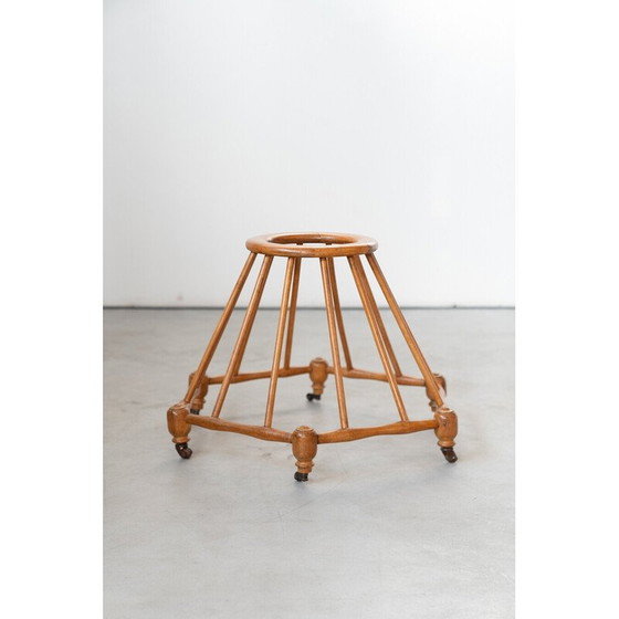 Image 1 of Vintage beechwood baby walker, 1940s-1950s