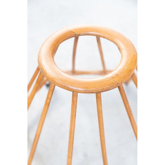 Image 1 of Vintage beechwood baby walker, 1940s-1950s