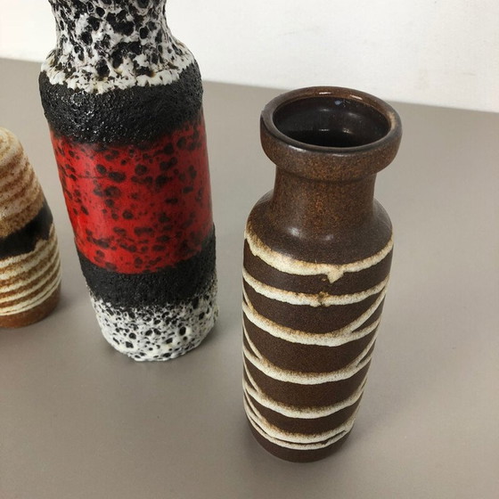 Image 1 of Set of 4 vintage ceramic floor vases by Zöller and Born, Germany 1950