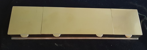 3X Brass Desk Set