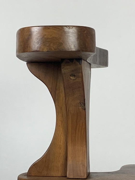 Image 1 of Brutalist Conversation Tripod Side Chair, 1950s