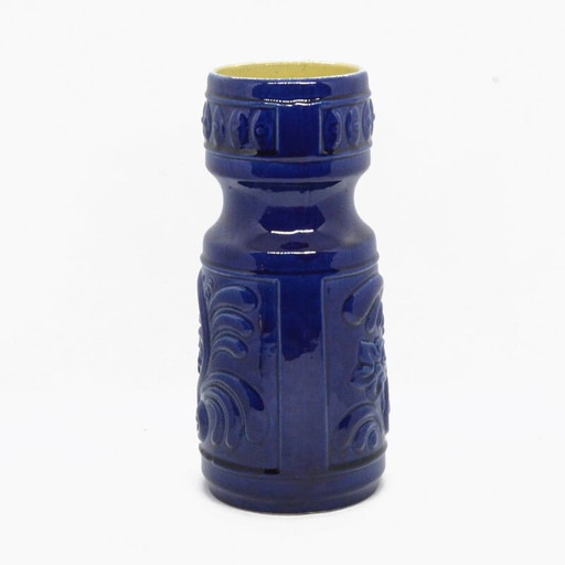 Jarrón de cerámica rústica vintage para Scheurich Keramik, Alemania, década de 1970