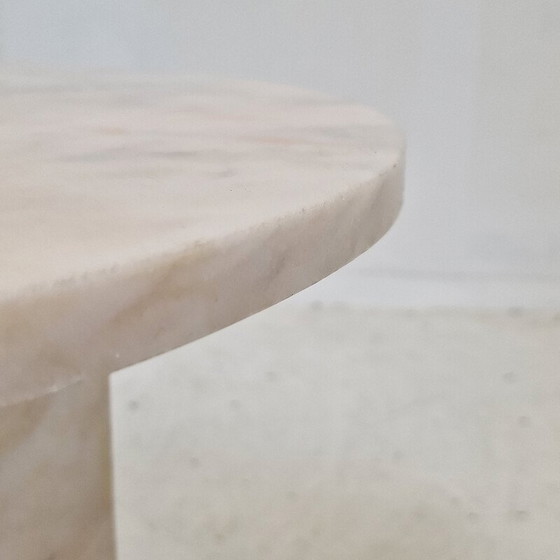 Image 1 of Pair of vintage Italian marble side tables, 1980s