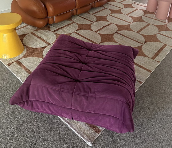 Image 1 of Ligne Roset Togo Footstool/Ottoman - Alacantra Lilac