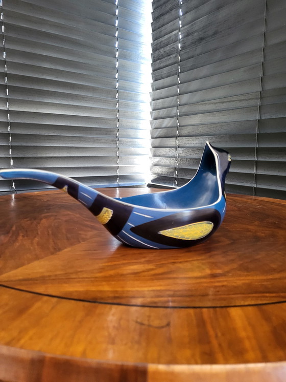 Image 1 of Swedish design bowl in shape of bird, Kurt Nilsson for Jie Gantoft, ceramic, 1950s