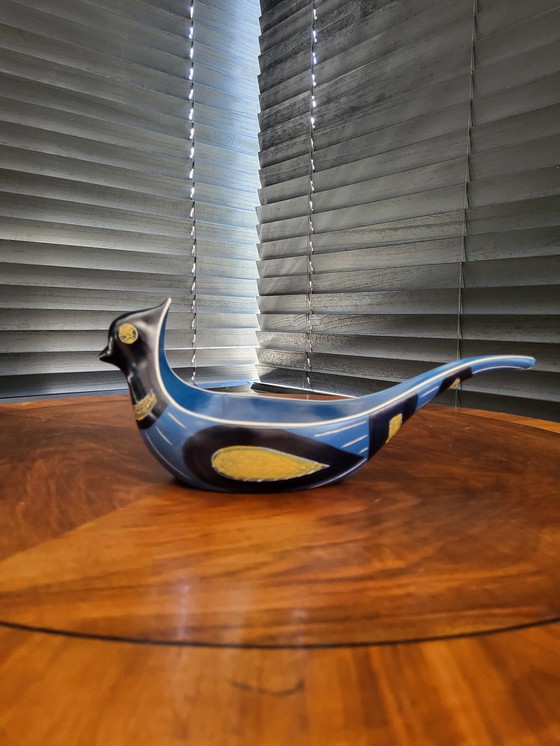 Image 1 of Swedish design bowl in shape of bird, Kurt Nilsson for Jie Gantoft, ceramic, 1950s