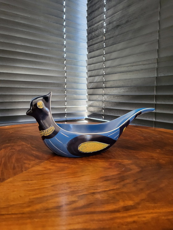 Image 1 of Swedish design bowl in shape of bird, Kurt Nilsson for Jie Gantoft, ceramic, 1950s