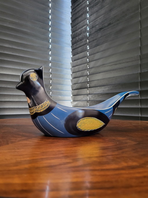 Swedish design bowl in shape of bird, Kurt Nilsson for Jie Gantoft, ceramic, 1950s