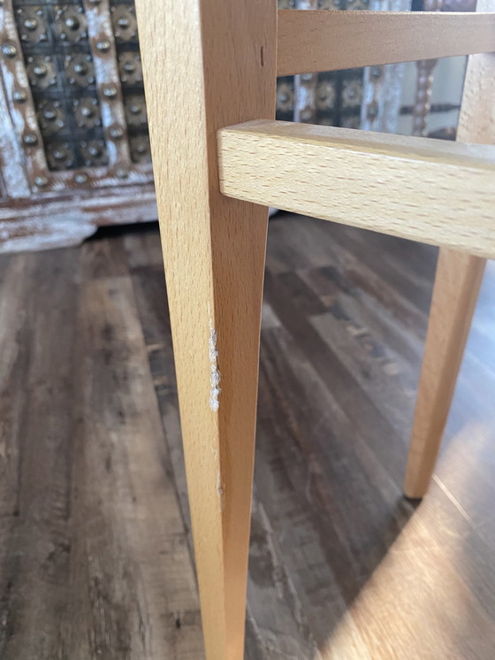 Image 1 of Tabourets de cuisine vintage en hêtre Ben Centa