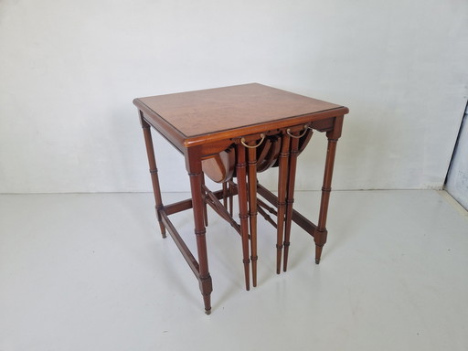 Mahogany Wooden Nest Tables