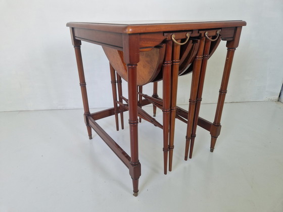 Image 1 of Mahogany Wooden Nest Tables