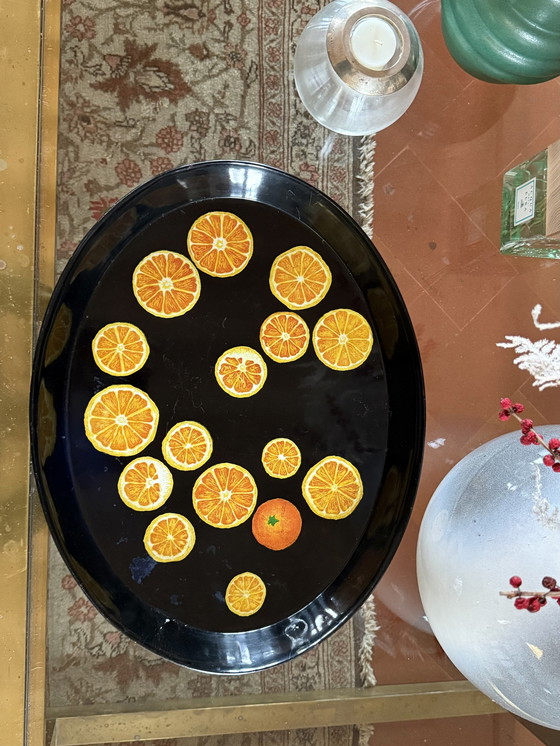 Image 1 of Piero Fornasetti, Oranges Tray, Atelier Fornasetti, Ca. 1955