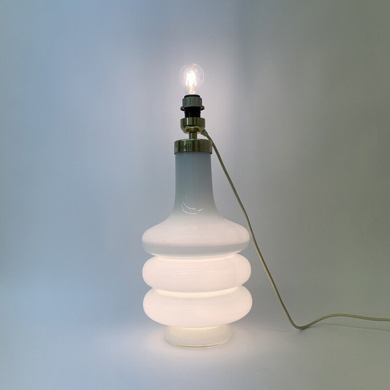 Image 1 of Lampada da tavolo vintage in vetro e metallo, Germania anni '70