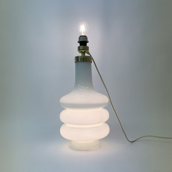 Image 1 of Lampada da tavolo vintage in vetro e metallo, Germania anni '70