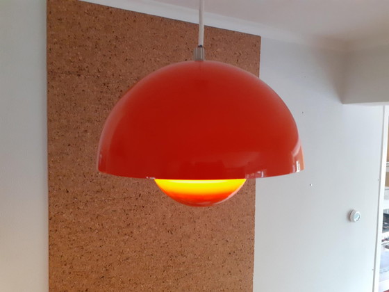 Image 1 of Flowerpot lamp by Verner Panton