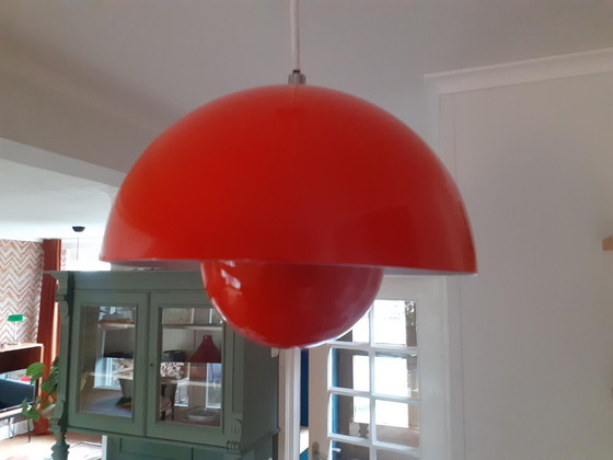 Image 1 of Flowerpot lamp by Verner Panton