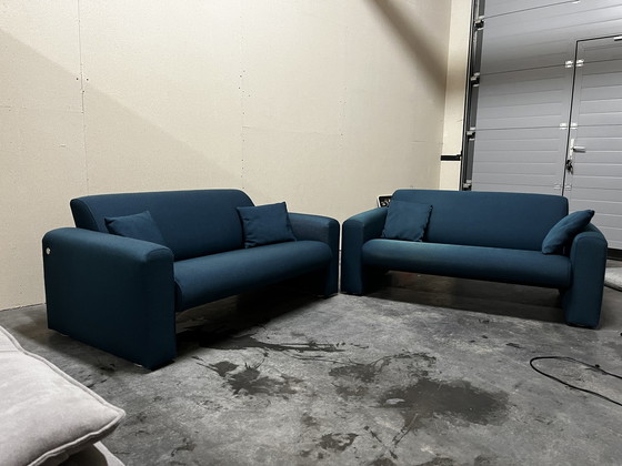 Image 1 of 2x Artifort C691 2-seater sofas