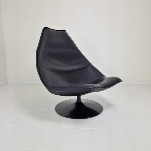 Pair of vintage F585 armchairs by Geoffrey Harcourt for Artifort, 1990s