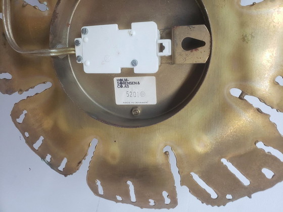 Image 1 of Svend Aage Holm, coppia di lampade da parete scandinave "Flower", 1960