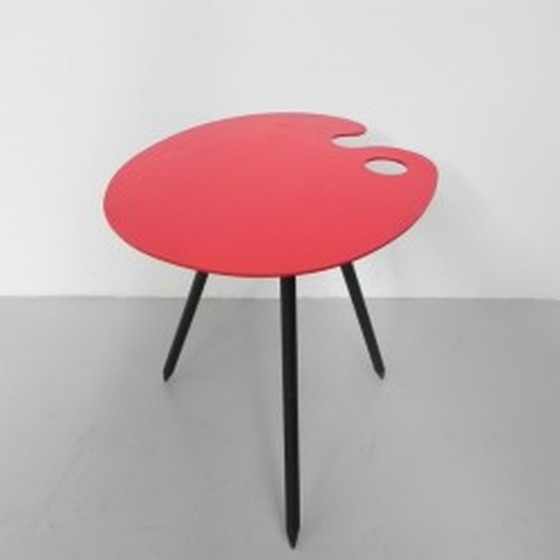 Image 1 of Bois Manu Painter's Palette Side Table by Lucien de Roeck - 1958