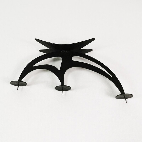 Image 1 of Vintage metal candlestick, Germany 1960
