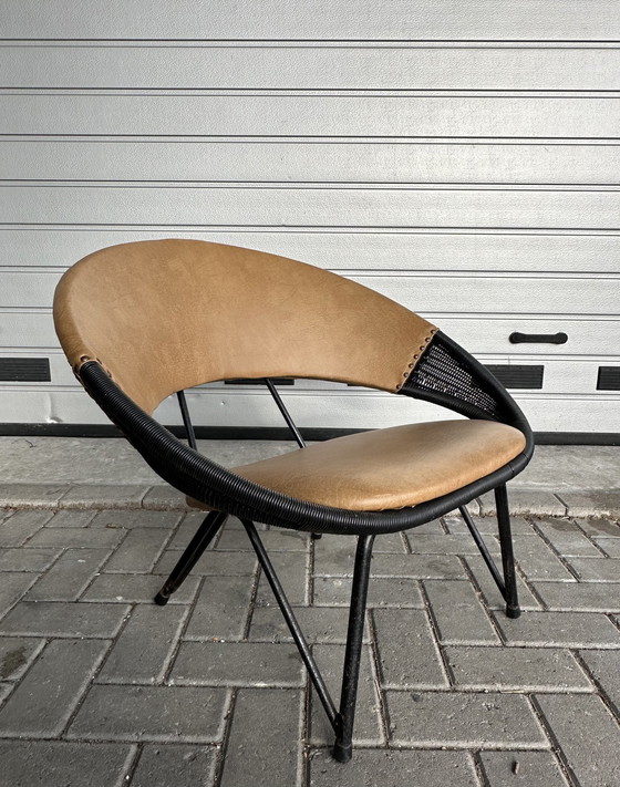 Image 1 of 2X Retro Saturn Design Armchairs