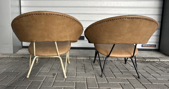 Image 1 of 2X Retro Saturn Design Armchairs