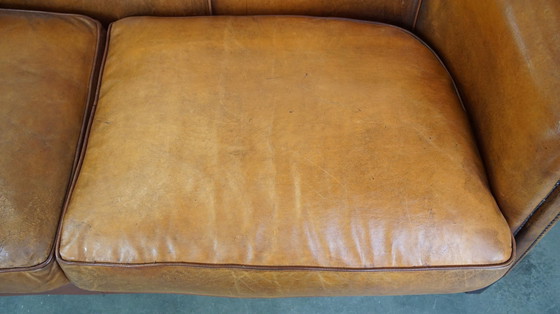 Image 1 of Sheepskin Leather 2.5 Seater Club Sofa