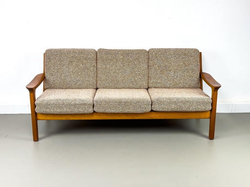 Teak 3-Seater Sofa By Juul Kristensen, 1960S