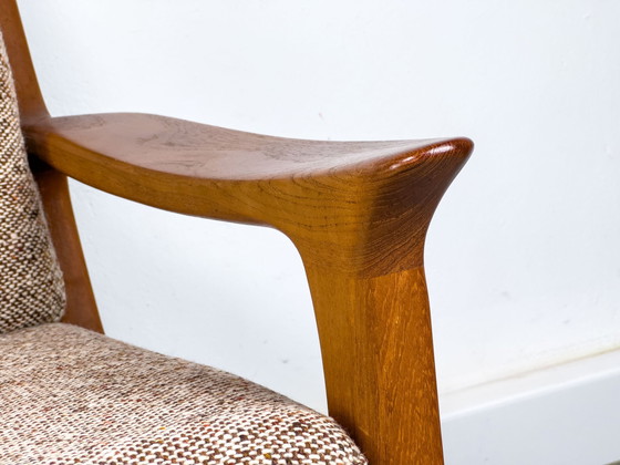 Image 1 of Teak 3-Seater Sofa By Juul Kristensen, 1960S