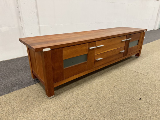 Image 1 of Hans Daalder Roots TV cabinet cherry wood