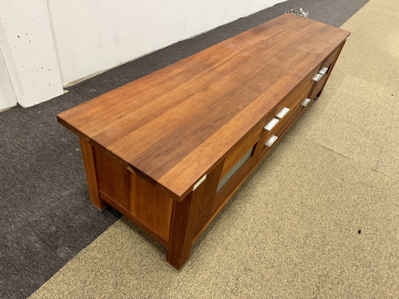 Image 1 of Hans Daalder Roots TV cabinet cherry wood