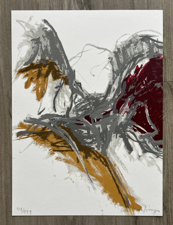 Image 1 of Silkscreen Rob Van Koningsbruggen - Bird