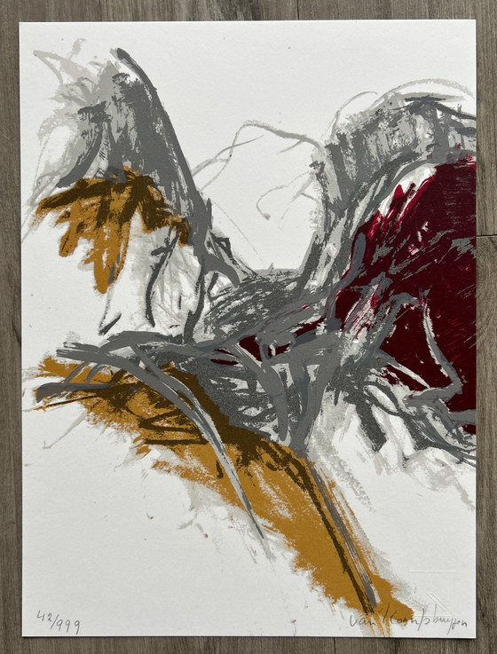 Image 1 of Silkscreen Rob Van Koningsbruggen - Bird