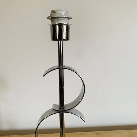 Image 1 of Vintage lamp in chrome steel by Luigi Ferro