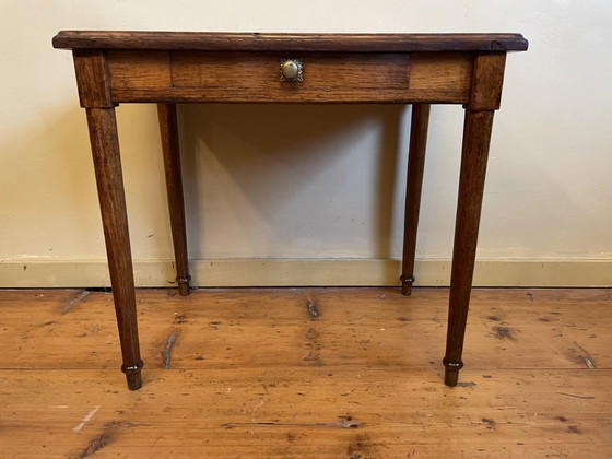 Image 1 of Table Side Table French Antique Oak