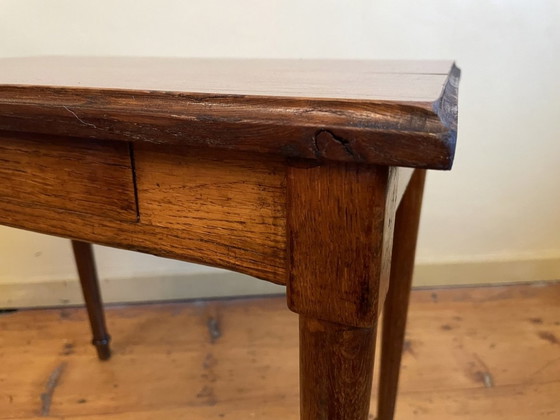 Image 1 of Table Side Table French Antique Oak