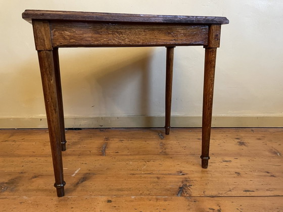 Image 1 of Table Side Table French Antique Oak