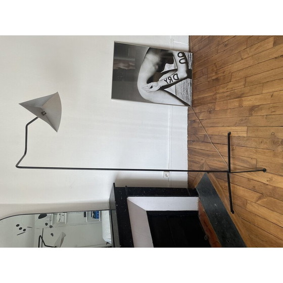 Image 1 of Vintage adjustable aluminum floor lamp, 1970