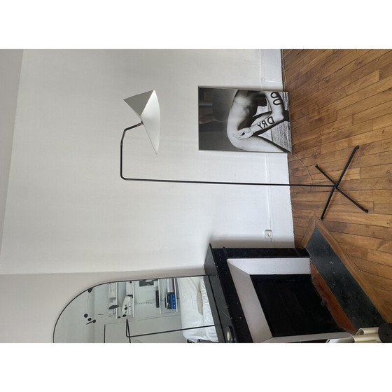 Image 1 of Vintage adjustable aluminum floor lamp, 1970