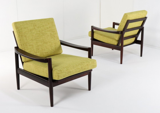 Image 1 of Vintage Armchair Easy Chair 'Kaufbeuren' New Upholstery
