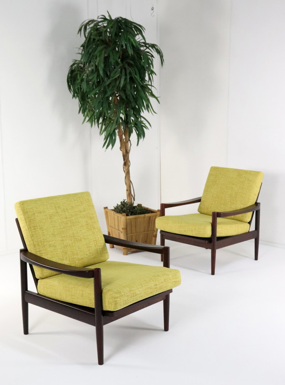 Image 1 of Vintage Armchair Easy Chair 'Kaufbeuren' New Upholstery