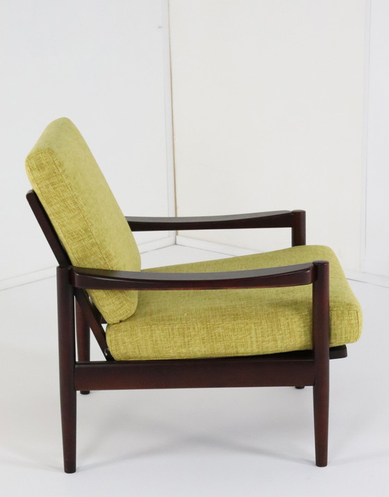 Image 1 of Vintage Armchair Easy Chair 'Kaufbeuren' New Upholstery