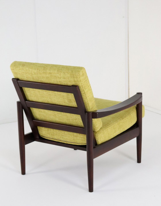 Image 1 of Vintage Armchair Easy Chair 'Kaufbeuren' New Upholstery