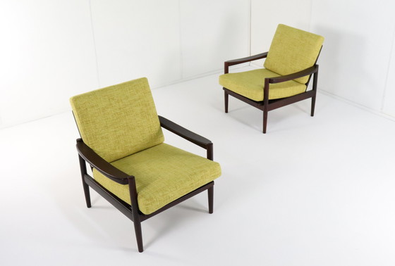 Image 1 of Vintage Armchair Easy Chair 'Kaufbeuren' New Upholstery