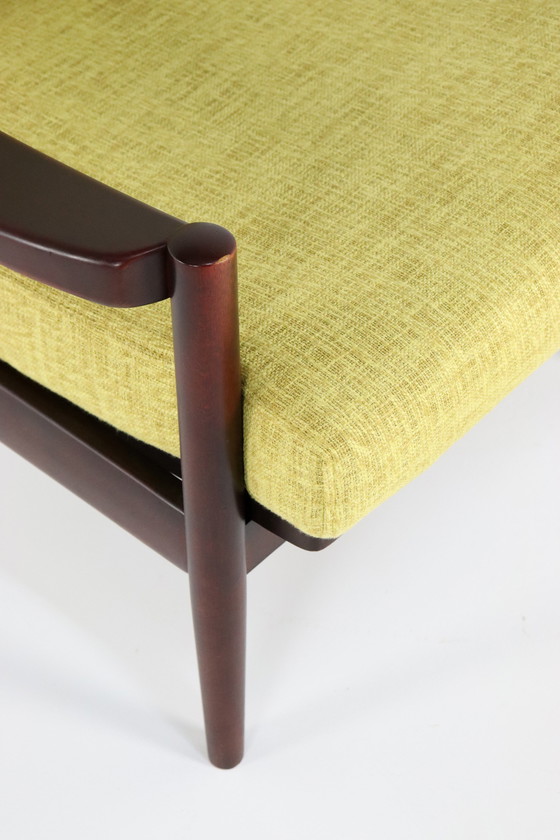 Image 1 of Vintage Armchair Easy Chair 'Kaufbeuren' New Upholstery