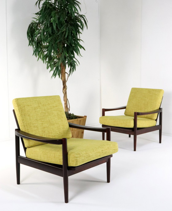 Image 1 of Vintage Armchair Easy Chair 'Kaufbeuren' New Upholstery