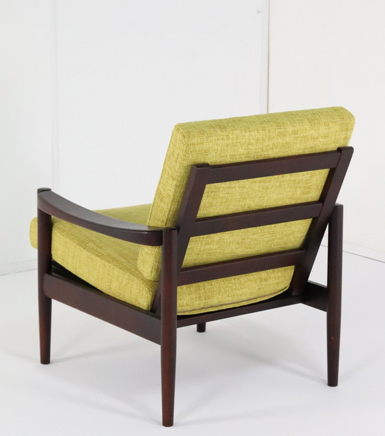 Image 1 of Vintage Armchair Easy Chair 'Kaufbeuren' New Upholstery
