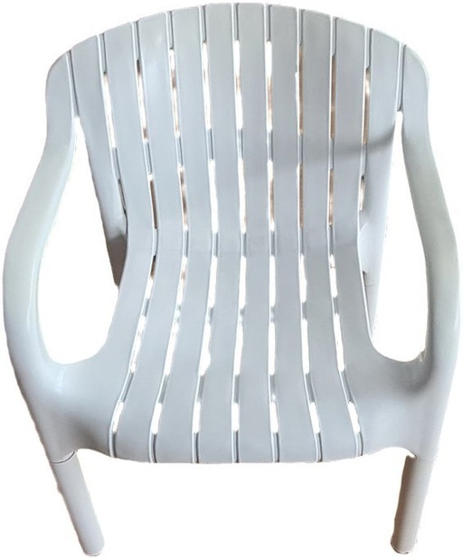 4 Pieces of Garden Chairs By Pierre Paulin For Alibert