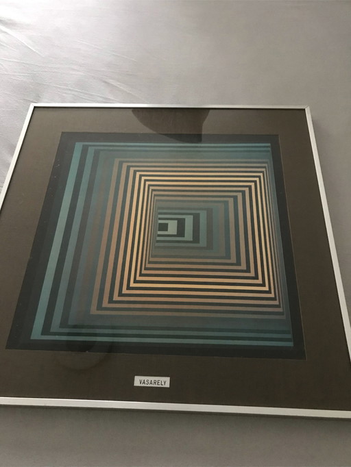 Litografía de Victor Vasarely